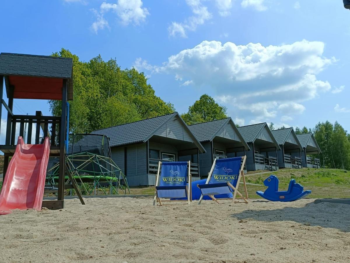 Widoki Rusinowo Domki Letniskowe Exterior foto